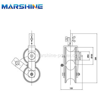 ABR045 Cradle Blocks Fiber Optic Cable Vervanger